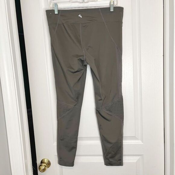 Joy Lab High Rise Sheer Paneled Perforated Holes Full Length Athletic Leggings - Picture 10 of 13